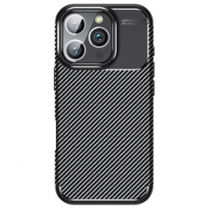 Beline - Beline iPhone 16 Pro Max Mobilskal Carbon Armor - Svart