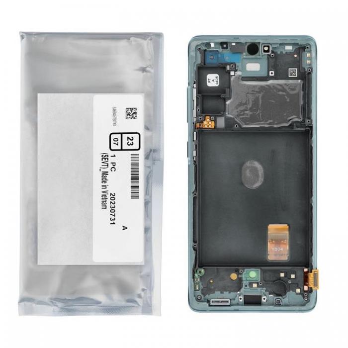 SpareParts - SAMSUNG S20 FE 4G/5G Skrm med LCD-display ServicePack - Grn