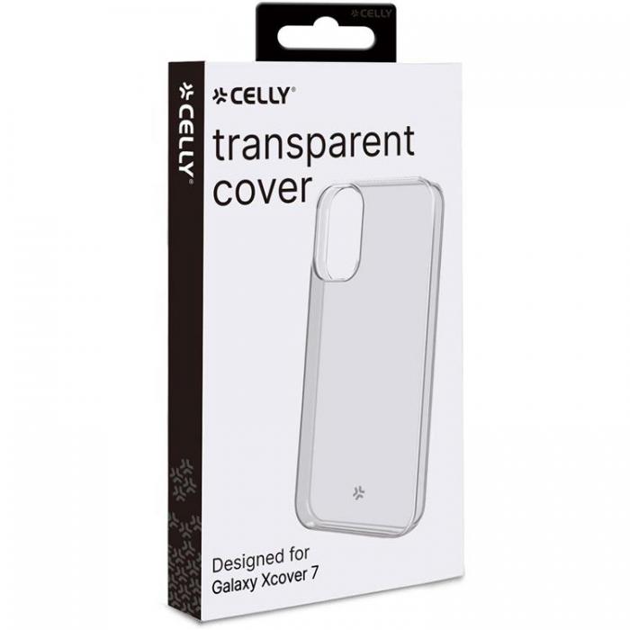 Celly - Celly Galaxy XCover 7 Mobilskal Gelskin TPU - Transparent