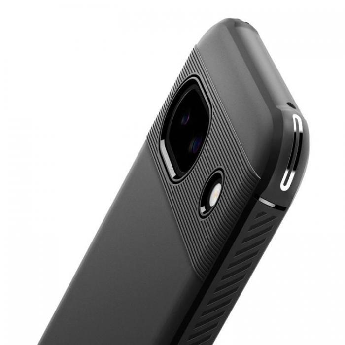 Spigen - Spigen Google Pixel 8A Mobilskal Rugged Armor - Matte Svart