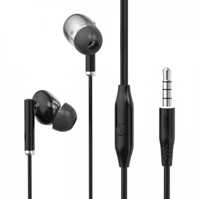 XO - XO In-Ear Trdbundna Hrlurar Jack 3.5mm EP67 - Svart