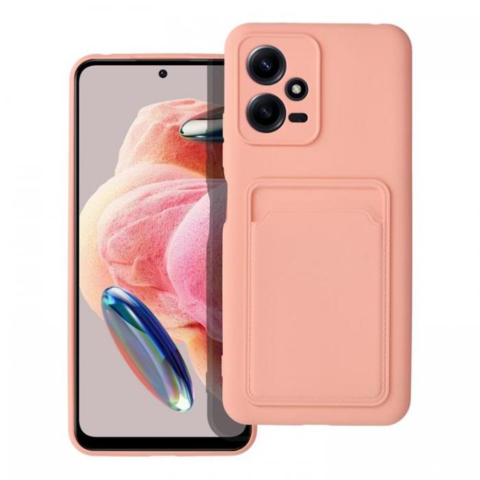 A-One Brand - Xiaomi Redmi Note 12 5G Mobilskal Korthllare - Rosa