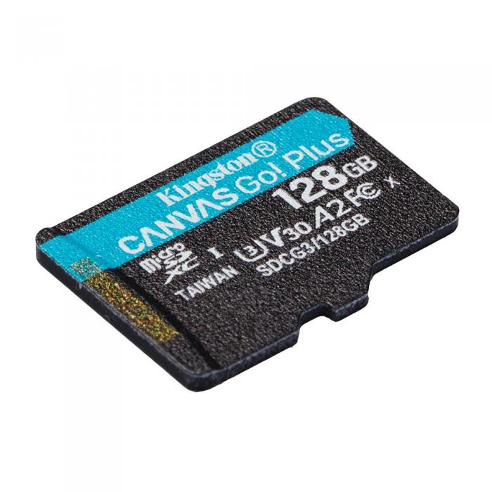 Kingston - Kingston Canvas Go! Plus 128GB microSDXC med Adapter