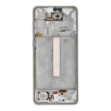 SpareParts - SAMSUNG A33 5G Skärm med LCD-display ServicePack - Vit