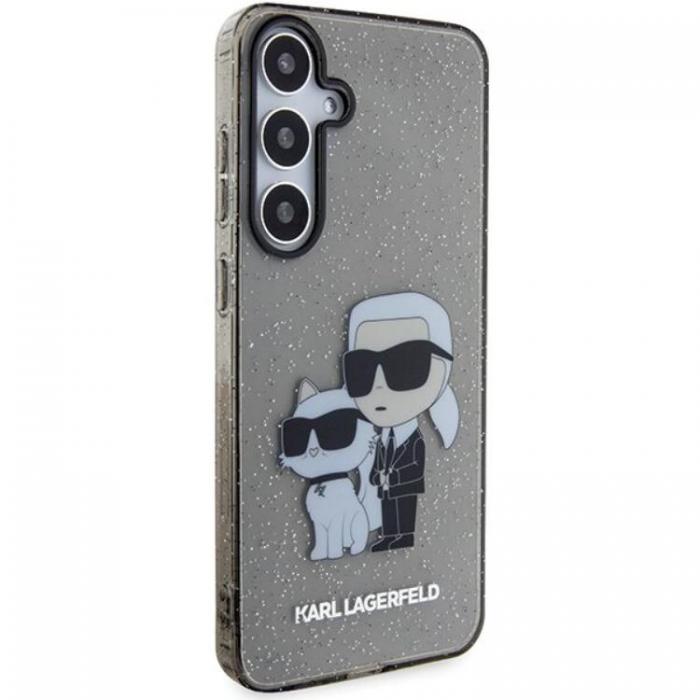 KARL LAGERFELD - Karl Lagerfeld Galaxy S24 Mobilskal Glitter Karl & Choupette