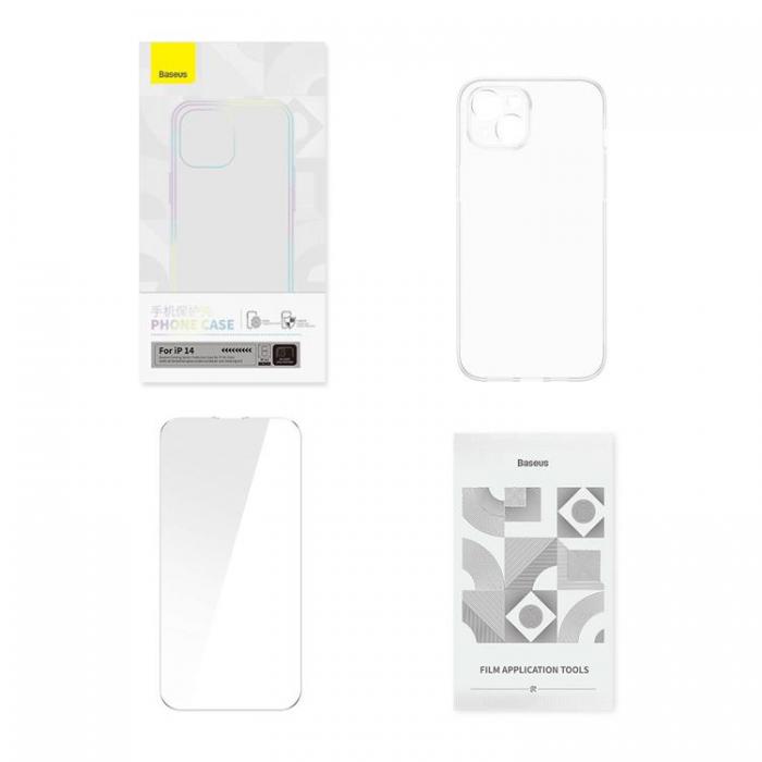 BASEUS - Baseus iPhone 14 Pro Mobilskal Armored Plus - Transparent