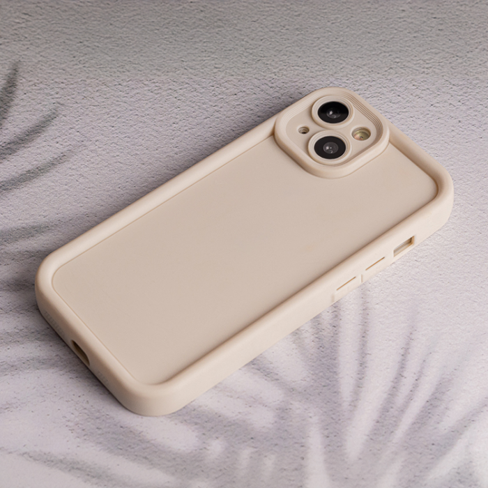 A-One Brand - iPhone 12 Pro Mobilskal Rim TPU - Beige