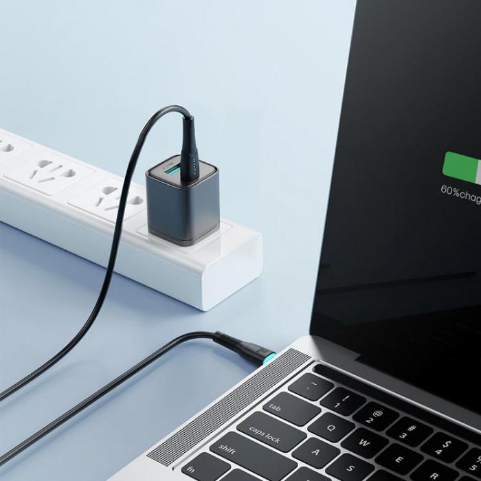 Joyroom - Joyroom Starry USB-C till USB-C kabel 60W 1m - Svart