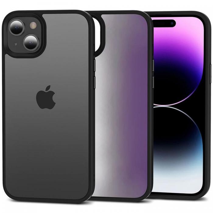 Tech-Protect - Tech-Protect iPhone 15 Plus Mobilskal Magmat - Matte Svart