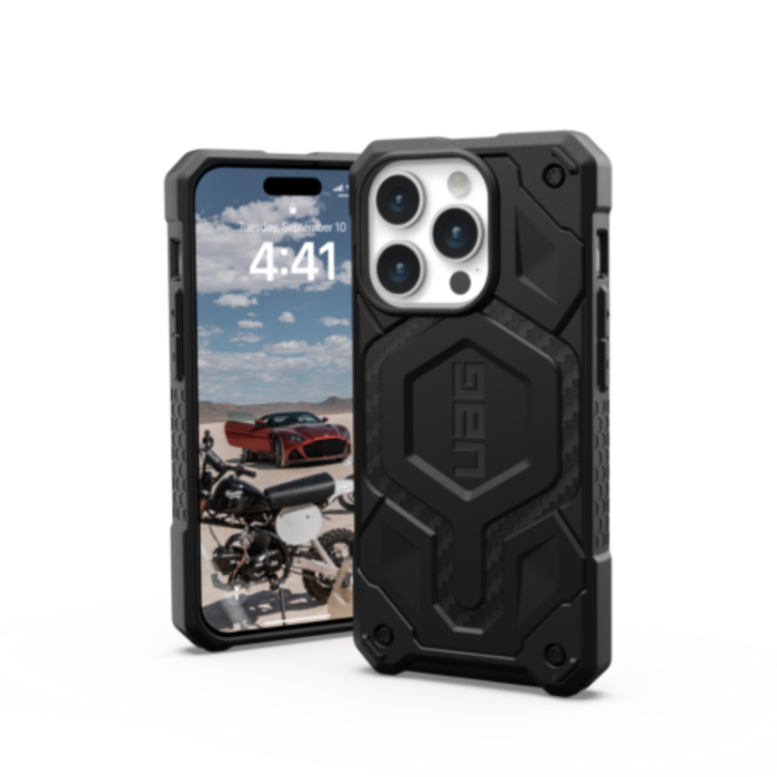 UAG - UAG iPhone 15 Pro Mobilskal Magsafe Monarch Pro - Carbon Fiber