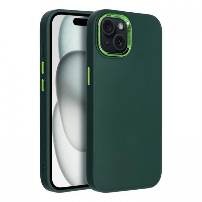 A-One Brand - iPhone 15 Mobilskal Frame - Grn