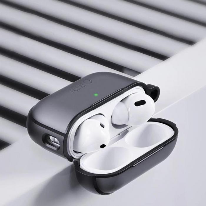 Tech-Protect - Tech-Protect Apple Airpods Pro 1/2 Skal Magmat - Matt Svart