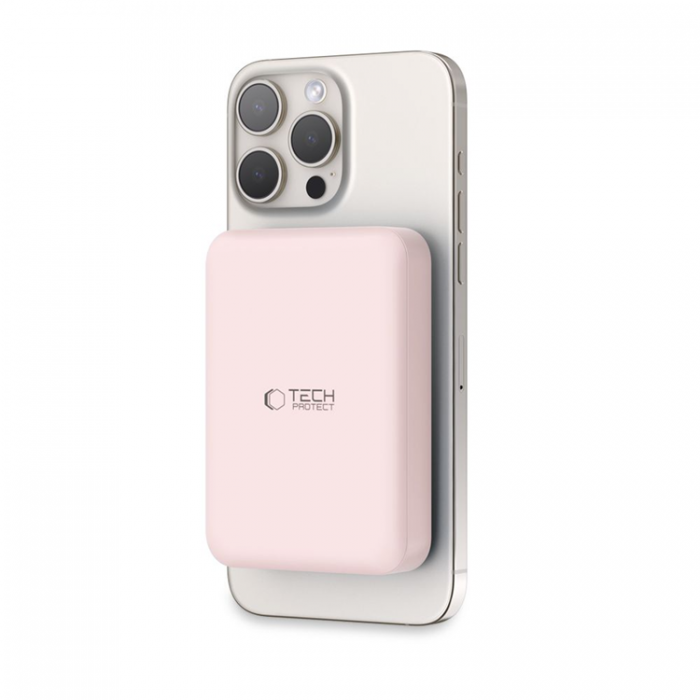 Tech-Protect - Tech-Protect Magsafe Powerbank 10000mAh PB11 LifeMag - Rosa