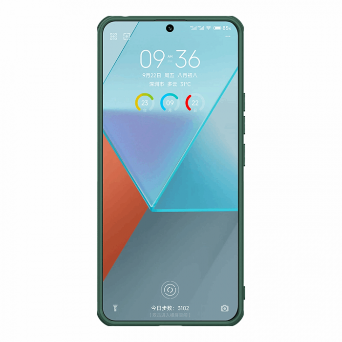 Nillkin - Nillkin Xiaomi Redmi Note 13 Pro Mobilskal Sheild Pro - Grn