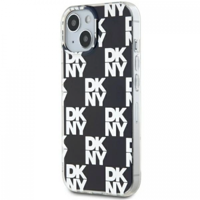 DKNY - DKNY iPhone 15/14 Plus Mobilskal IML Checkered Mono Pattern