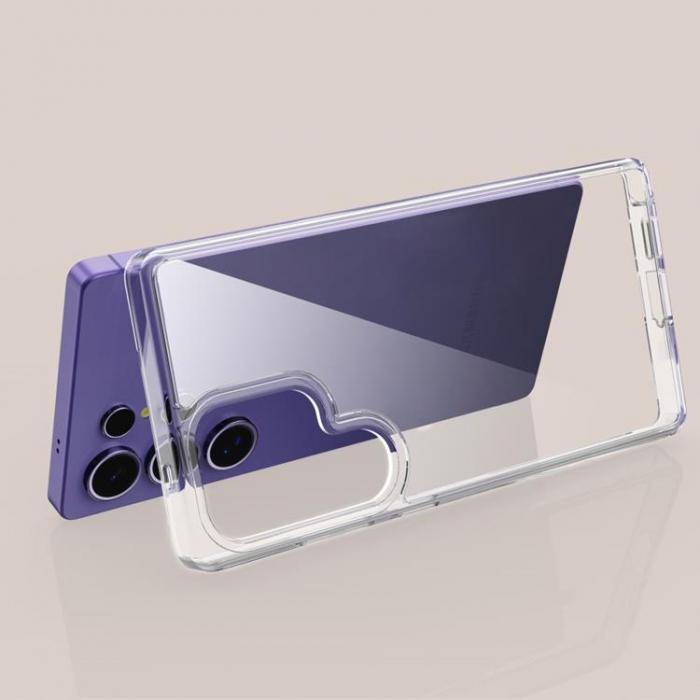 Tech-Protect - Tech-Protect Galaxy S25 Ultra Mobilskal Flexair Hybrid - Clear