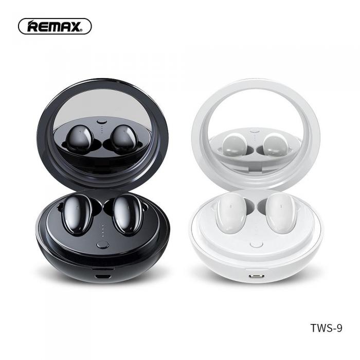 Remax - REMAX Trdl Stereo Hrlurar TWS-9 - Vit