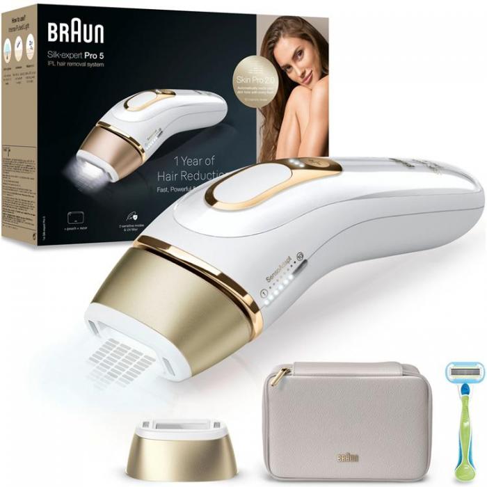 Braun - Braun IPL Silk-expert Pro 5 PL5052 - Vit/Guld