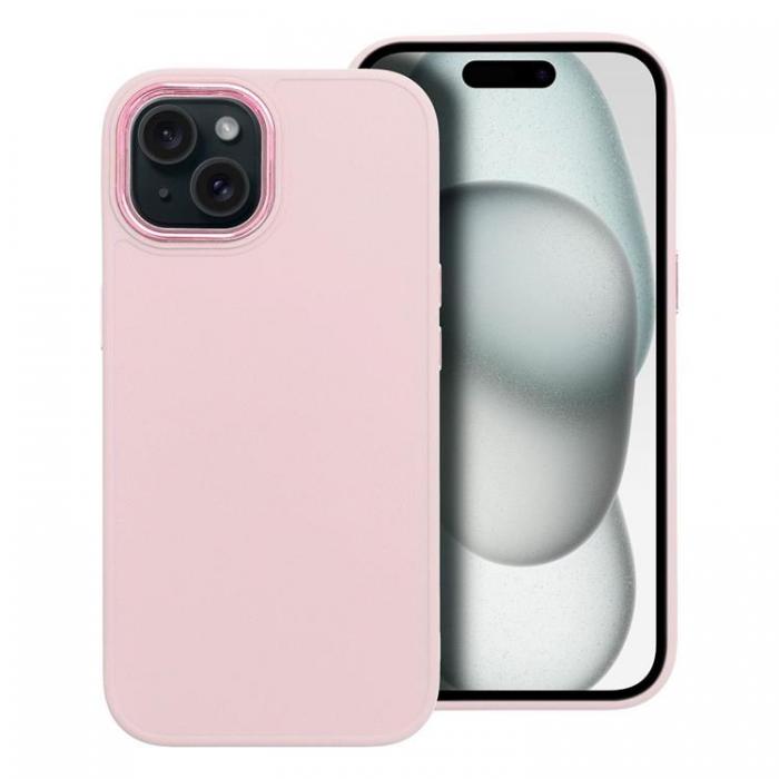 A-One Brand - iPhone 15 Mobilskal Frame - Rosa