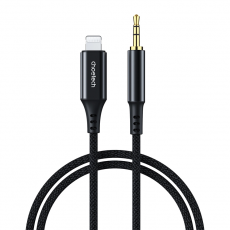 Choetech - Choetech Lightning till Aux Kabel 2m 3.5 mm mini jack - Svart