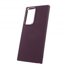 OEM - Sidenfodral för Samsung Galaxy S22 Ultra burgundy