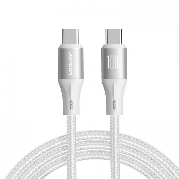 Joyroom - Joyroom USB-C Till USB-C 100W Kabel 1.2m - Vit