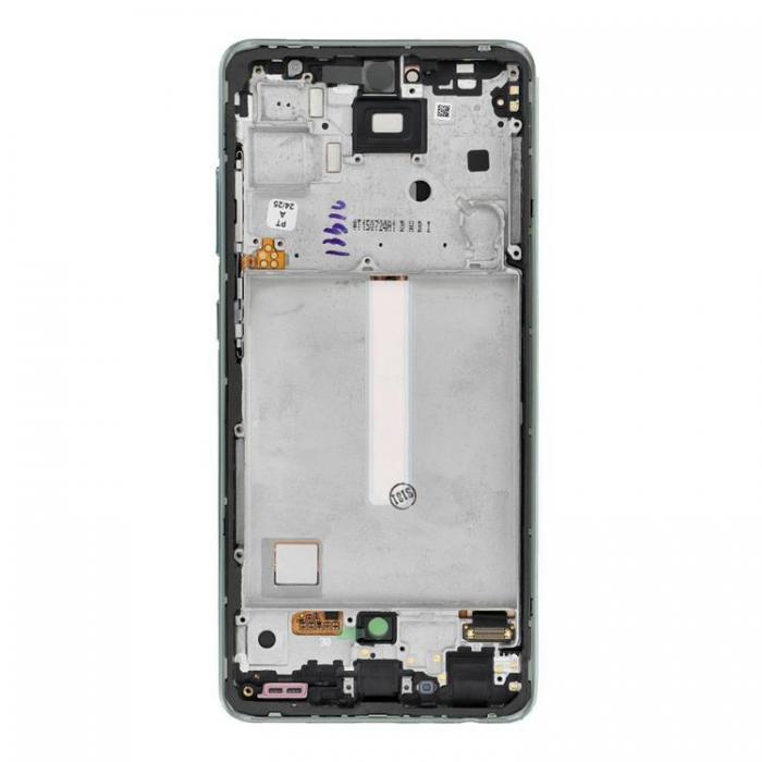 SpareParts - SAMSUNG A52S 5G Skrm med LCD-display ServicePack Grn