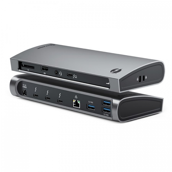 ALOGIC - ALOGIC Thunderbolt 4 BLAZE Docking Station Triple Thunderbolt Outputs