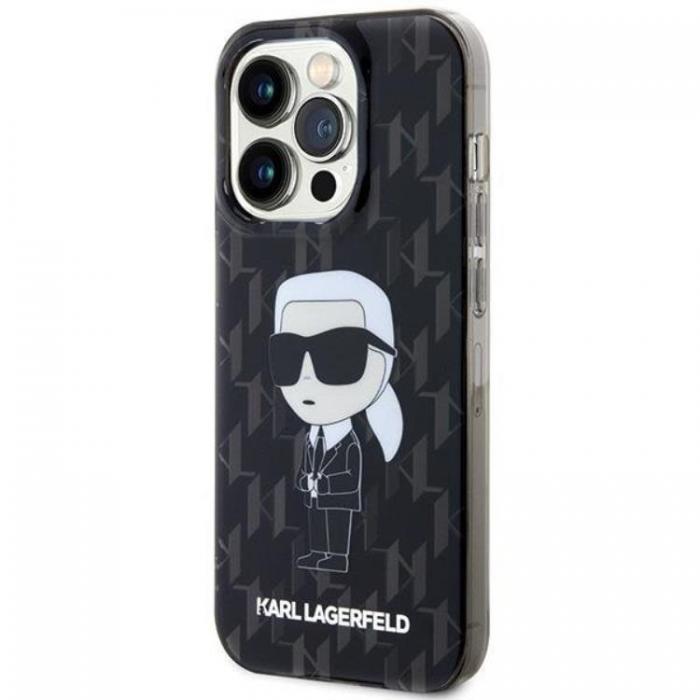 KARL LAGERFELD - KARL LAGERFELD iPhone 15 Pro Mobilskal Monogram Ikonik - Transparent