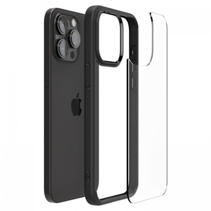 Spigen - Spigen iPhone 15 Pro Max Mobilskal Ultra Hybrid - Matte Svart