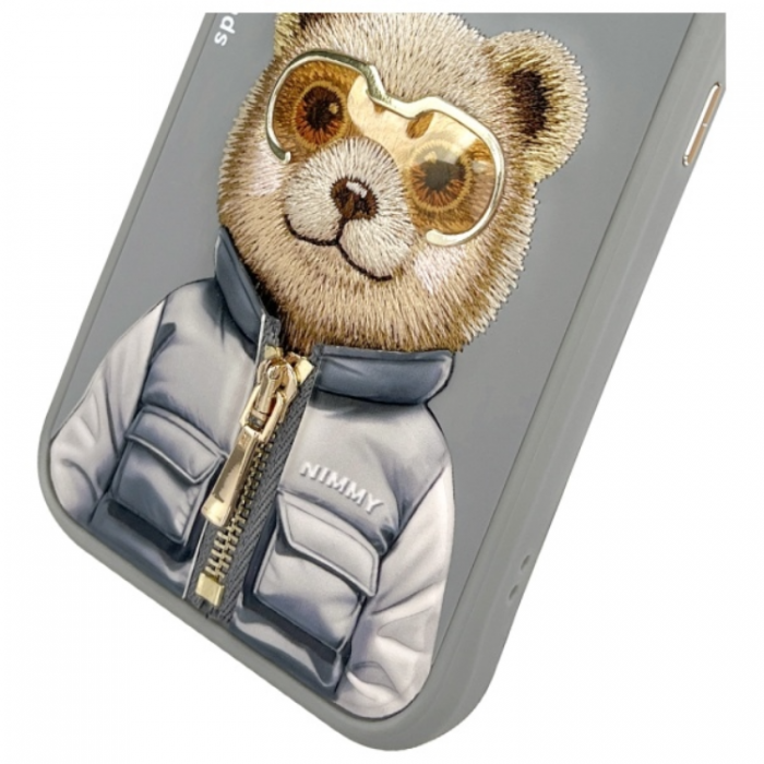 NIMMY - Nimmy iPhone 15 Pro Max Mobilskal Cool & Cute 2.0 Bear - Gr