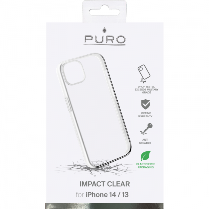 Puro - Puro iPhone 14 Skal Impact - Transparent