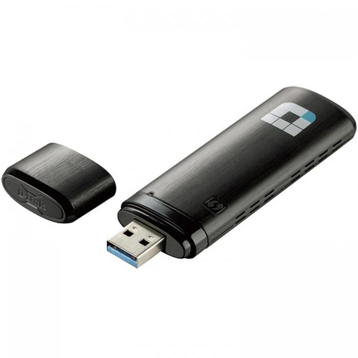 D-Link - D-Link WiFi USB-adapter AC1300 DWA-182