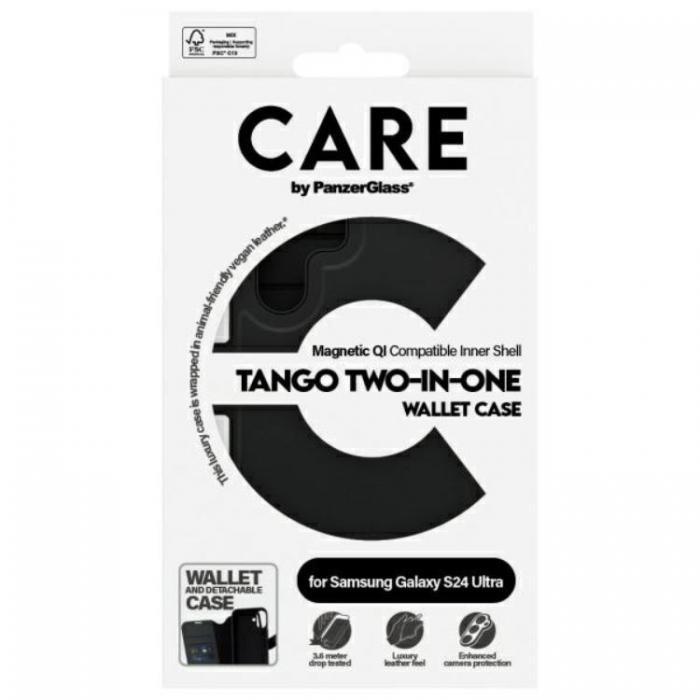 PanzerGlass - CARE By PanzerGlass Galaxy S24 Ultra Plnboksfodral Tango 2in1 - Svart