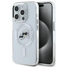 KARL LAGERFELD - Karl Lagerfeld iPhone 15 Pro Max Mobilskal MagSafe IML Karl&Choupette