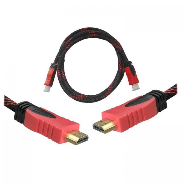 A-One Brand - HDMI Till HDMI kabel v1.4 Blist 1.5m - Rd