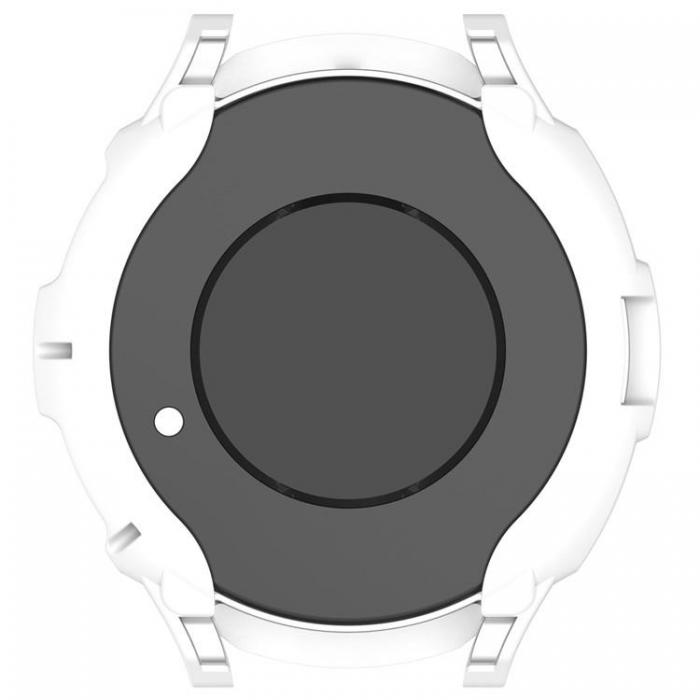 A-One Brand - Galaxy Watch 6 Classic (43mm) Skal TPU med Bezel Ring - Vit