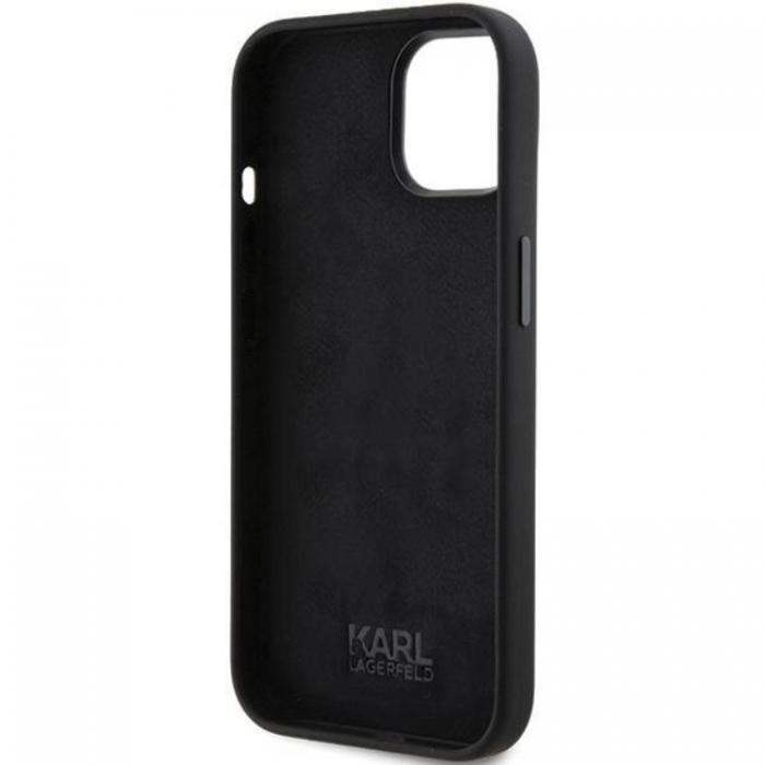 KARL LAGERFELD - KARL LAGERFELD iPhone 15/14 Plus Mobilskal Ikonik Metal Pin