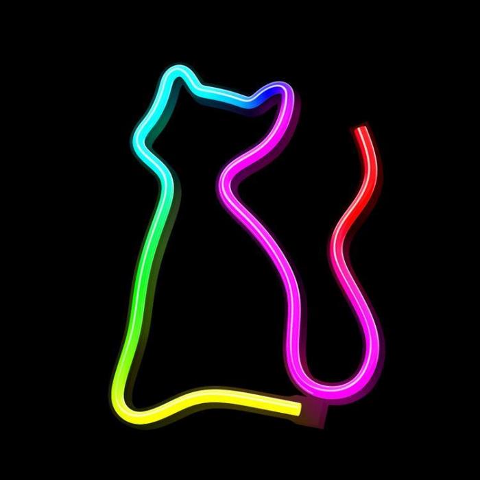 Forever Light - Forever Light LED Neon Light RGB CAT FLRN03 + RC