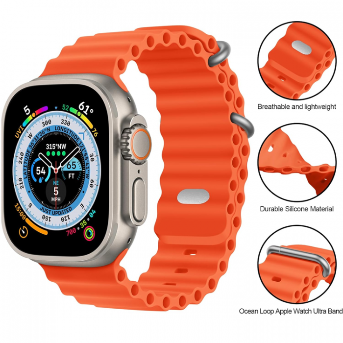 A-One Brand - Apple Watch Ultra/SE/8/7/6/5/4 Band (49/45/44/42mm) Ocean