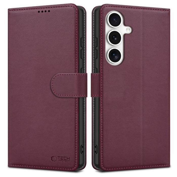 Tech-Protect - Tech-Protect Galaxy S25 Plnboksfodral - Mulberry