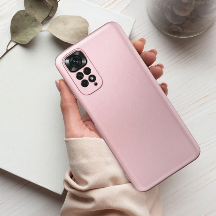 A-One Brand - Xiaomi Redmi Note 14 Pro 4G Mobilskal Metalllic - Rosa