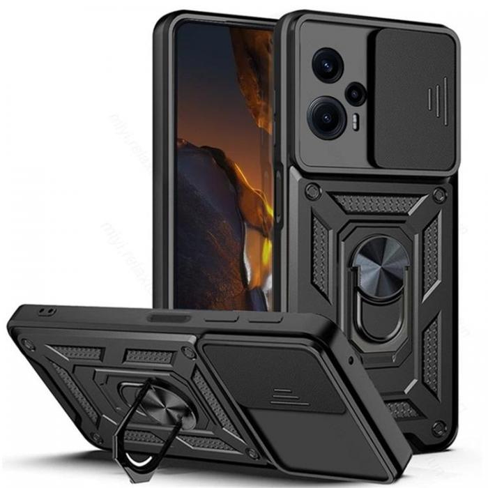 Tech-Protect - Tech-Protect Xiaomi Poco F5 Mobilskal Camshield Pro - Svart