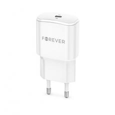 Forever - Forever Väggladdare 1x USB-C 20W TC-01 - Vit