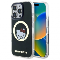 Hello Kitty - Hello Kitty iPhone 16 Pro Mobilskal MagSafe IML Sweet Kitty - Svart