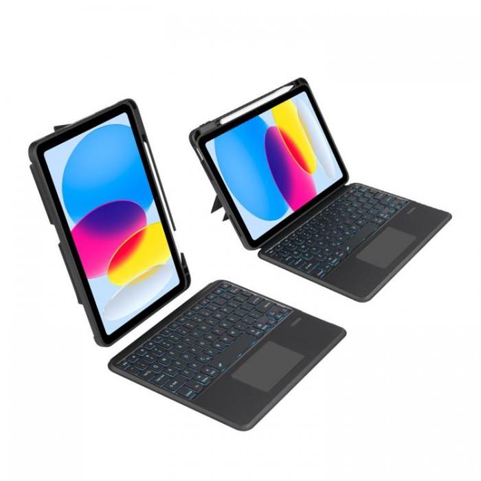 Tech-Protect - Tech-Protect iPad 10.9 (2022) Fodral SCMAG Pen + Keyboard - Svart