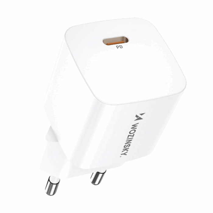 Wozinsky - Wozinsky Vggladdare USB-C PD 20W - Vit