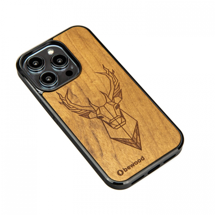 Bewood - Bewood iPhone 15 Pro Mobilskal Deer Imbuia