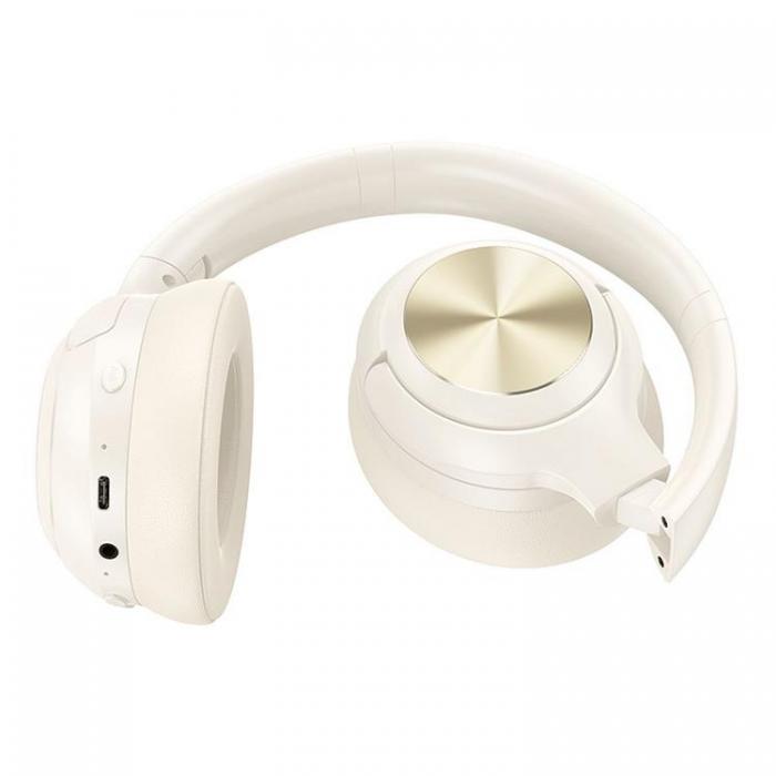 Hoco - Hoco Over-Ear Hrlurar Trdlsa Bluetooth ANC W54 - Milky Vit