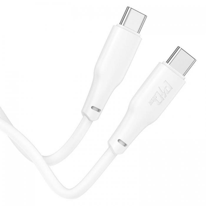 Hoco - Hoco USB-C till USB-C 100W 1m 3A Kabel X93 - Vit